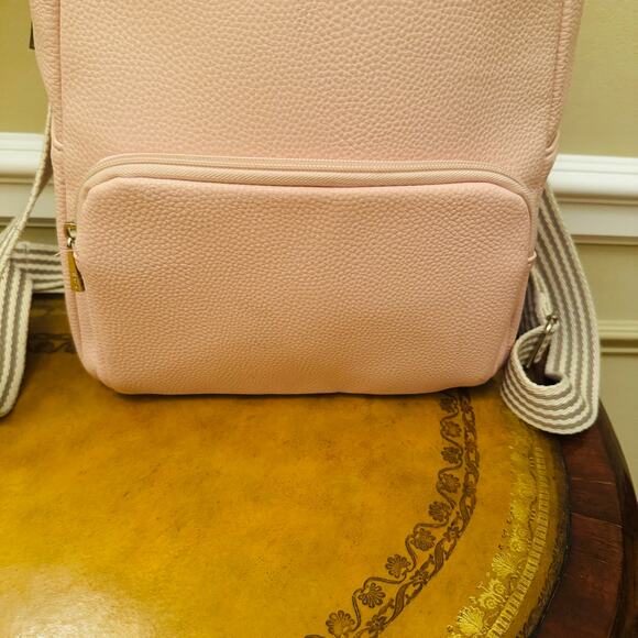 Thirty One Boutique Backpack Jewell Ooh-la-la Soft Pink Vegan Pebble Leather main image 15